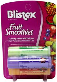 img 3 attached to 🍓 Blistex Fruit Smoothies Lip Moisturizers: Pack of 3, 3 Sticks, 0.10 oz each - Ultimate Lip Care & Hydration