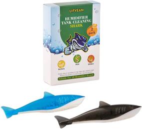 img 3 attached to 🐠 LIFVEAN Humidifier Tank Cleaner Fish Shark Fit Ultrasonic Evaporative Humidifier Water Treatment - Long-Lasting and Economical, 2Pack - Lasts 90 Days