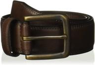 👔 columbia classic belt: stylish single-stitched men's accessory for casual outfits logo