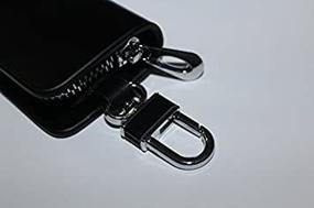 img 4 attached to Stylish Leather Holder for Women's Remote Control: A Chic Chain Accessory