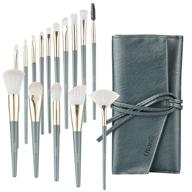 💄 utong 15pcs professional makeup brushes set - blush contour concealers foundation face powder eyeshadow eyelash lip blending tool kit logo