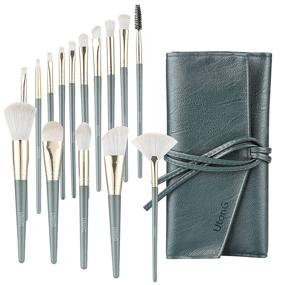 img 4 attached to 💄 UtonG 15Pcs Professional Makeup Brushes Set - Blush Contour Concealers Foundation Face Powder Eyeshadow Eyelash Lip Blending Tool Kit