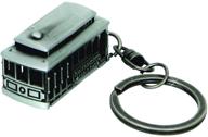 🚋 ns san francisco cable car metal 3d key chain: premium shiny pewter collectible 59435 logo