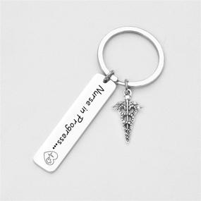 img 1 attached to Nursing Assistant Keychain Inspirational Christmas