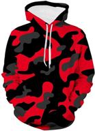 boys' camouflage hooded pullover sweatshirt 👦 - stylish clothing for fashionable hoodies & sweatshirts logo