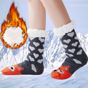 img 3 attached to 🎅 BFUSTYLE Reindeer Christmas Stockings: Trendy Boys' Clothing for Festive Socks & Hosiery!