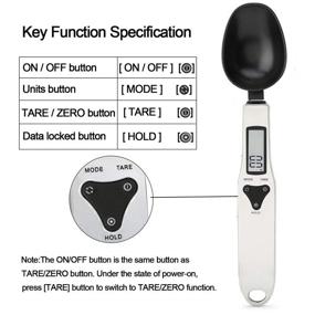 img 2 attached to JOYIT Stainless Steel Food Measuring Scale - Digital Spoon Scale 500g/0.1g with LCD Display, Ideal for Small Baking