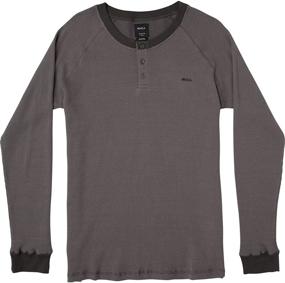 img 1 attached to RVCA Moorside Sleeve Thermal Henley