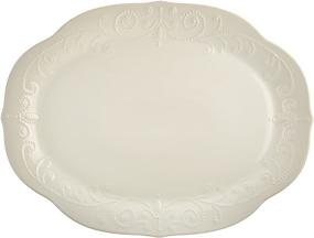 img 2 attached to Lenox French Perle Platter White