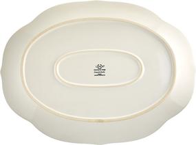 img 1 attached to Lenox French Perle Platter White