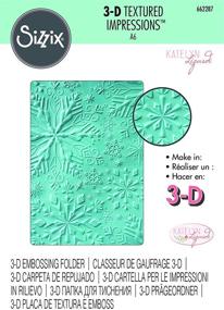 img 1 attached to ❄️ Sizzix K Lizardi Winter Snowflake 3D TI Embossing Folder