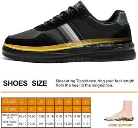 img 2 attached to 👞 Premium Orthopedic Fasciitis Comfort Sneakers: Sleek Men's Diabetic Shoes for Fashionable Style