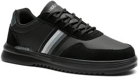 img 4 attached to 👞 Premium Orthopedic Fasciitis Comfort Sneakers: Sleek Men's Diabetic Shoes for Fashionable Style