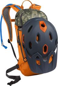 img 2 attached to 🎒 CamelBak M.U.L.E. MTB Hydration Backpack - Convenient Refillable Hydration Pack - Magnetic Tube Holder - 100 oz.