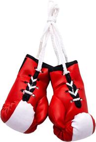 img 2 attached to 🥊 Pro Impact Mini Boxing Gloves - Unique Christmas Ornament & Souvenir Display for Home & Car - 1 Pair