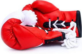 img 1 attached to 🥊 Pro Impact Mini Boxing Gloves - Unique Christmas Ornament & Souvenir Display for Home & Car - 1 Pair