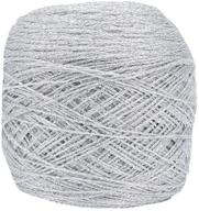 ✨ clisil silver glitter lurex yarn: add sparkle to diy toys, bags, and décor - 90g logo