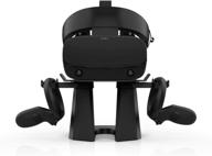 enhanced stability vr stand - amvr upgraded version 2nd: 🔧 oculus quest, quest 2, rift, rift s headset and controller holder logo