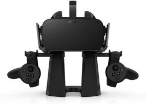 img 1 attached to Enhanced Stability VR Stand - AMVR Upgraded Version 2nd: 🔧 Oculus Quest, Quest 2, Rift, Rift S Headset and Controller Holder
