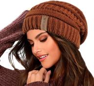 warm fleece-lined knit beanie hats for women and men - stylish and cozy winter hats by furtalk logo