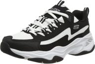 👟 skechers men's dlites sneaker black: top-notch comfort and style for men's shoes logo
