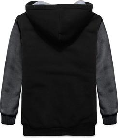 img 3 attached to SWISSWELL Sweatshirt Hoodie Sleeve Fleece Boys' Clothing ~ Jackets & Coats