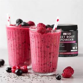 img 2 attached to Boost Circulation, Enhance Endurance: Beet Root Powder (11.2 oz) With Nitric Oxide Power