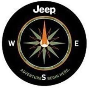 img 1 attached to 🚗 Jeep Spare Tire Cover by Mopar, Model 82210884AB