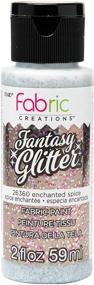 img 3 attached to 2 oz Fabric Creations Fantasy Fabric Ink Paint with Glitter in Enchanted Spice