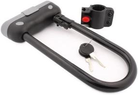 img 2 attached to 🚲 Tuff Bro Heavy Duty 14mm U-Bar Bike Lock - Anti-theft Bicycle U-Lock with Mount Bracket & 2 Keys for Enhanced Security