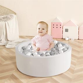 img 3 attached to Officefly Round Children Toddler Playpen: A Safe Haven for Play and Learn