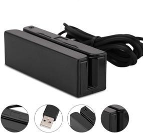 img 3 attached to 💳 Считыватель банковских карт STYLE-90: USB-мини магнитный сканер для быстрых POS-транзакций