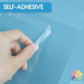 img 3 attached to ✉️ Crystal Clear Polypropylene Storage Packaging & Shipping Supplies for Poly & Plastic Bags