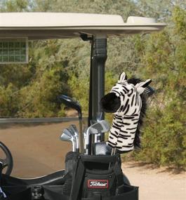 img 1 attached to 🦓 Play with Style: Daphne's Zebra Headcovers - Standout Golf Accessories