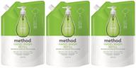 method gel hand wash refill - green tea + aloe, 34oz, pack of 3 logo