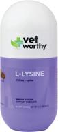 🐱 lysine soft chews for cats: vet recommended in a 60 count pack логотип