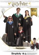 transform into the wizarding world: simplicity 8723 harry potter cosplay and halloween costume sewing pattern for kids, teens, and adults in various sizes xs-xl logo