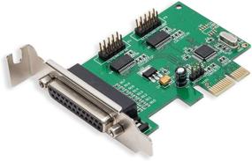 img 3 attached to I/O Crest PCI-E 1.0 X1 Карта с микросхемой WCH382 - 2 порта RS-232 DB9 для последовательных COM-портов и 1 порт принтера DB25 Lpt1