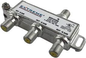 img 3 attached to High Performance Extreme Broadband Manufacturing BDA103HB 3-Way Balanced HD Digital Coax Cable Splitter, 1GHz