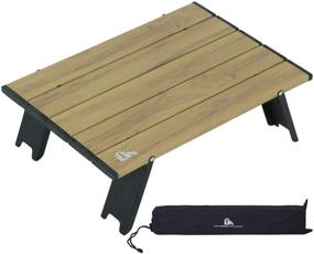 img 4 attached to IClimb Ultralight Compact Picnic Folding Outdoor Recreation for Camping & Hiking