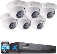 📹 onwote 8-channel 4k poe ip security camera system with smart human detection, 8mp nvr 2tb, 6 outdoor wide angle 5mp wired poe ip cameras, video and audio recording, 8-channel synchro playback logo