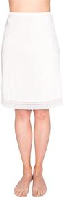 img 2 attached to Ultimate Comfort and Coverage: Free to Live 3-Pack Lace Trim Knee Length Half Slips for Women's Under Dress