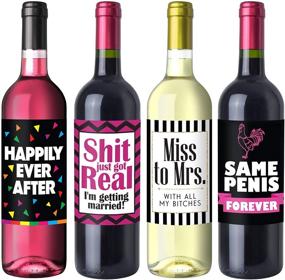 img 2 attached to 🍷 Bachelorette Party Wine Labels Pack - SEO-optimized Bachelorette Party Favors, Supplies, Gifts & Decorations