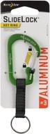 🔑 nite ize cslaw3-17-r6 lime carabiner chain key ring логотип