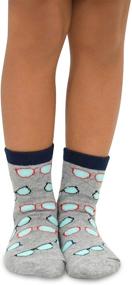 img 2 attached to 🧦 TeeHee Little Boys and Toddler Fun Novelty Crew Socks - 6 Pack for Added Delight