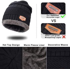 img 3 attached to 🧤 Men's Winter Fleece Touchscreen Gloves - Maylisacc Accessories