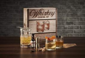 img 2 attached to 🥃 Ultimate Whiskey Cocktail Kit: Complete Set with Rocks Glass, Crystal Mixing Glass, and Essential Bar Tools for Old Fashioned & More