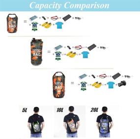 img 3 attached to Durable HYCOPROT Waterproof Dry Bag: Your Ideal Companion for Kayaking, Swimming, Boating, Fishing, and Camping!