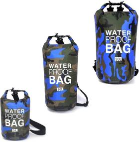 img 4 attached to Durable HYCOPROT Waterproof Dry Bag: Your Ideal Companion for Kayaking, Swimming, Boating, Fishing, and Camping!