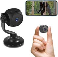 mini spy camera: home surveillance with night vision, motion detection, 4k nanny cams. wireless, two way audio & cell phone app logo